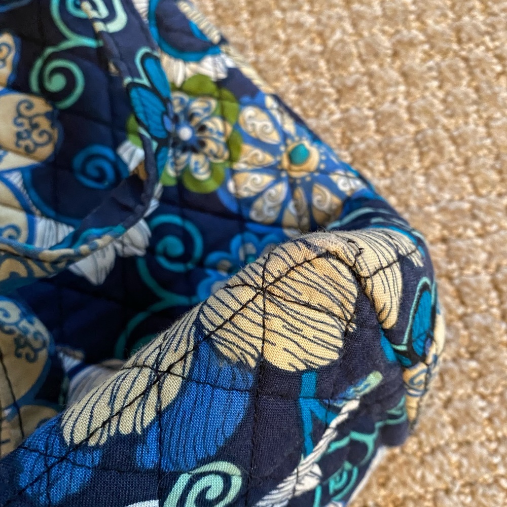 Vera Bradley Tote in Mod Floral Blue - Picture 13 of 16